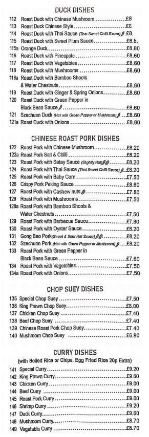 Tasty Cafe menu Tenby